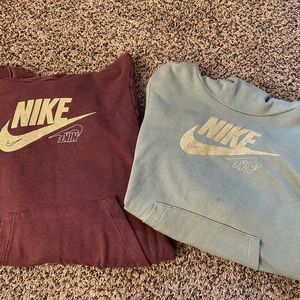 TWO NIKE HOODIES